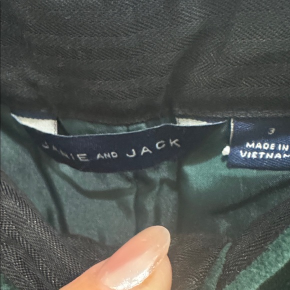 Janie and Jack Boys Velvet Pants in Deep Green size 3 - Picture 3 of 9